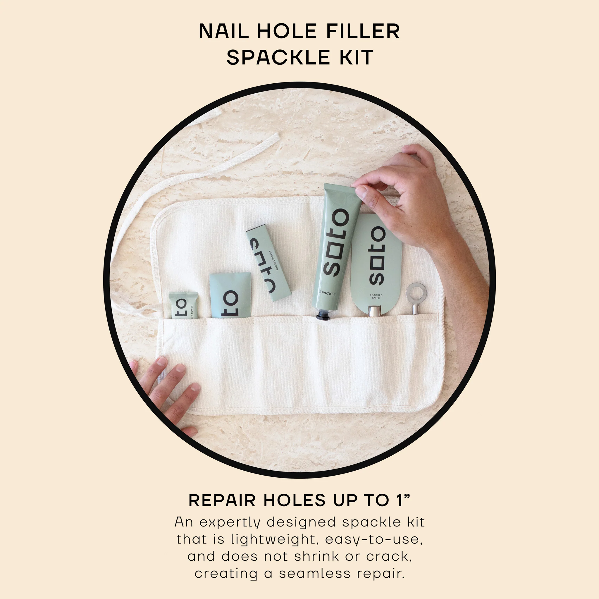 7-Piece Wall Repair Kit - Image 8