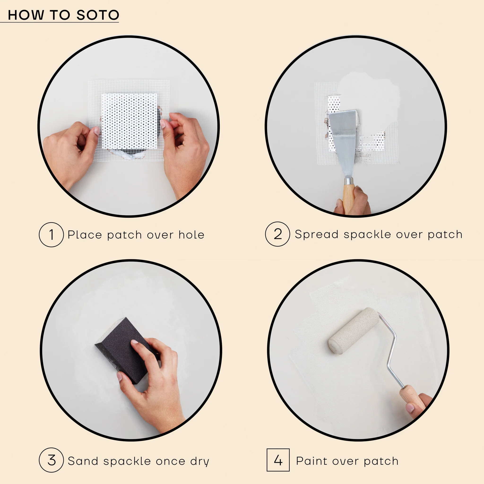 7-Piece Wall Repair Kit - Image 41